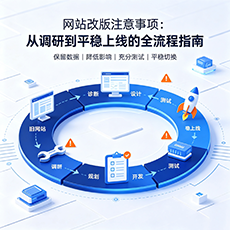 黄南建站-网站改版注意事项：从调研到平稳上线的全流程指南
