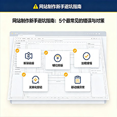 黄南建站-网站制作新手避坑指南：5个最常见的错误与对策