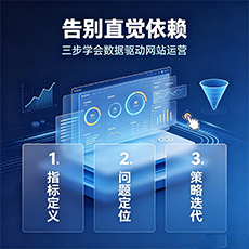 黄南建站-告别直觉依赖：三步学会数据驱动网站运营