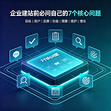 黄南建站-企业建站前必问的7个核心问题 - 网站建设规划指南