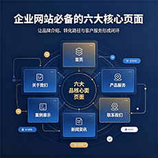 黄南建站-企业网站必备的六大核心页面