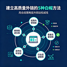 黄南建站-建立高质量外链的5种白帽方法
